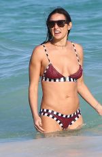 DEMI MOORE in Bikini on the Beach in Mexico