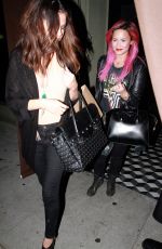 DEMMI LOVATO and SELENA GOMEZ at Craig