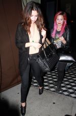 DEMMI LOVATO and SELENA GOMEZ at Craig