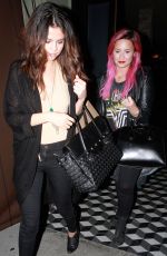 DEMMI LOVATO and SELENA GOMEZ at Craig