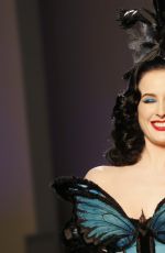 DITA VON TEESE at Jean Paul Gaultier Haute Couture Fashion Show in Paris