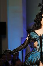 DITA VON TEESE at Jean Paul Gaultier Haute Couture Fashion Show in Paris