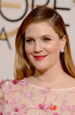 DREW BARRYMORE at 71st Annual Golden Globe Awards
