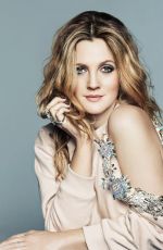 DREW BARRYMORE in Marie Claire Magazine, February 2014 Issue