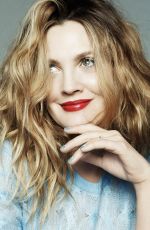 DREW BARRYMORE in Marie Claire Magazine, February 2014 Issue