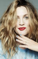 DREW BARRYMORE in Marie Claire Magazine, February 2014 Issue