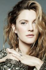 DREW BARRYMORE in Marie Claire Magazine, February 2014 Issue