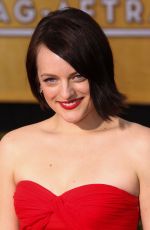 ELISABETH MOSS at 2014 SAG Awards in Los Angeles