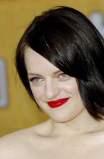 ELISABETH MOSS at 2014 SAG Awards in Los Angeles