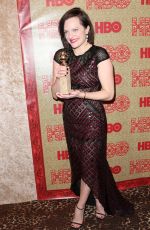 ELISABETH MOSS at HBO Golden Globe After Party