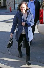 ELISABETH MOSS Out and About in Park City