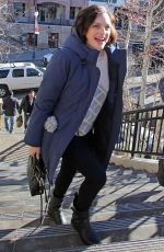 ELISABETH MOSS Out and About in Park City