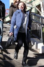 ELISABETH MOSS Out and About in Park City