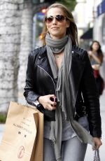ELIZABETH BERKLEY Shopping at All Saints in Beverly Hills