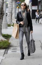 ELIZABETH BERKLEY Shopping at All Saints in Beverly Hills