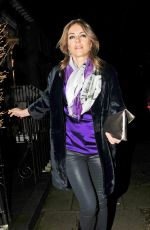 ELIZABETH HURLEY at Amanda Wakeley Flagship Store Opening in London