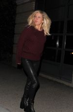 ELLIE GOULDING Leaves Oxo Tower Brasserie in London