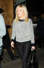 ELLIE GOULDING Leaves the Roka Restaurant in London