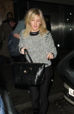 ELLIE GOULDING Leaves the Roka Restaurant in London