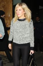 ELLIE GOULDING Leaves the Roka Restaurant in London