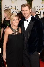 ELSA PATAKY at 71st Annual Golden Globe Awards