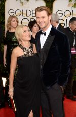 ELSA PATAKY at 71st Annual Golden Globe Awards