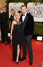 ELSA PATAKY at 71st Annual Golden Globe Awards
