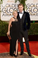 ELSA PATAKY at 71st Annual Golden Globe Awards