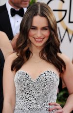 EMILIA CLARKE at 71st Annual Golden Globe Awards 1