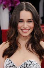 EMILIA CLARKE at 71st Annual Golden Globe Awards 1