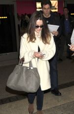 EMILIA CLARKE at LAX Airport in Los Angeles