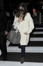 EMILIA CLARKE at LAX Airport in Los Angeles