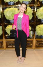 EMILIA CLARKE at Tory Burch Rodeo Drive Flagship Opening in Beverly Hills