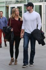 EMILY BLUNT and John Krasinski Leaves the Arclight Cinemas in Los Angeles