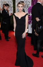 EMMA ROBERTS at 71st Annual Golden Globe Awards