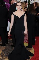 EMMA ROBERTS at 71st Annual Golden Globe Awards