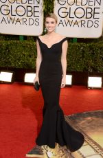 EMMA ROBERTS at 71st Annual Golden Globe Awards