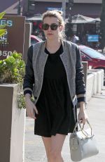 EMMA ROBERTS in Short Skirt Out and About in Los Angeles