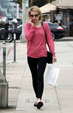 EMMA ROBERTS Out and About in West Hollywood 3001