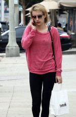 EMMA ROBERTS Out and About in West Hollywood 3001