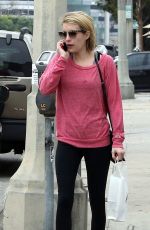 EMMA ROBERTS Out and About in West Hollywood 3001
