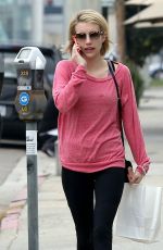 EMMA ROBERTS Out and About in West Hollywood 3001