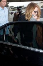 EMMA STONE Leaves LAX Airport