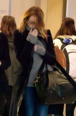 EMMA STONE Leaves LAX Airport