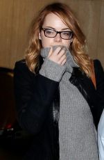 EMMA STONE Leaves LAX Airport