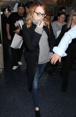 EMMA STONE Leaves LAX Airport
