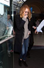 EMMA STONE Leaves LAX Airport