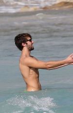 EMMA WATSON and Matthew Janney at a Beach Caribbean