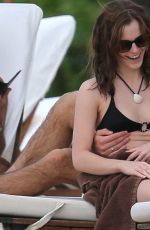 EMMA WATSON and Matthew Janney at a Beach Caribbean