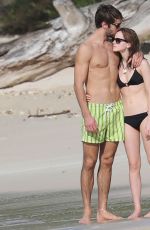 EMMA WATSON and Matthew Janney at a Beach Caribbean